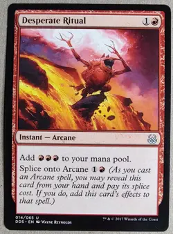 Desperate Ritual - DD: Mind vs. Might (DDS) - Uncommon Regular -LP- Free Ship - Image 1