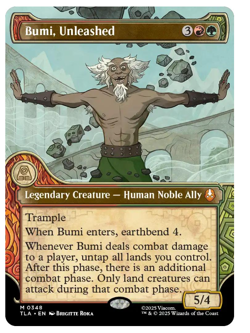 Bumi, Unleashed - Showcase Avatar MTG - Image 1