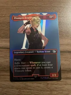 Prompto Argentum Borderless Final Fantasy Foil 387 - Image 1