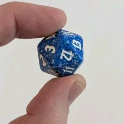 Magic: the Gathering MTG Planar Chaos Blue Spindown Life Counter D20 Dice - Image 3