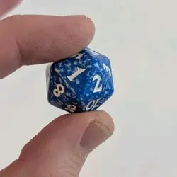 Magic: the Gathering MTG Planar Chaos Blue Spindown Life Counter D20 Dice - Image 4