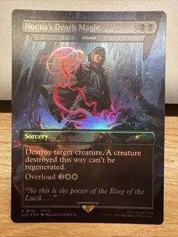 Mtg Secret Lair Final Fantasy Noctis - Damn - Foil -NM - Image 1