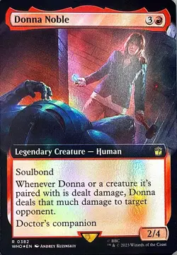 Donna Noble (Extended Art) Foil R Universes Beyond: Doctor Who 382 NM - Image 1