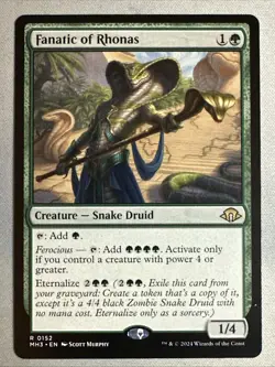 MTG / Fanatic of Rhonas / MH3 / #152 / Regular / Rare / NM - Image 1
