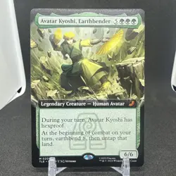 Magic The Gathering MTG Avatar Kyoshi Earthbender Extended Art Mythic Beauty! - Image 1