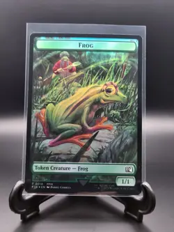 Hero (0009) | Frog (0018) - Double-Sided Token - Foil - MTG: Final Fantasy FIN - Image 2