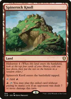 ~1x Spinerock Knoll x1 ~NM~ CLB Magic the Gathering MtG~ - Image 1