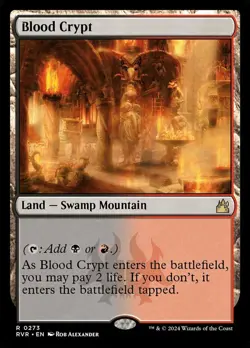 Near Mint, English - 1 x MTG Blood Crypt Ravnica Remastered - Image 1