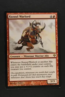 Magic The Gathering: Kazuul Warlord - ZEN - Rare - MP - MTG - Image 1