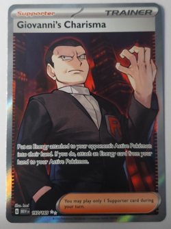 Giovanni's Charisma 197/165 Pokemon Scarlet & Violet 151 NM - Image 1