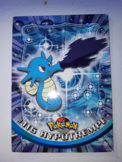 Carte Pokemon Hypotrempe 116 TOPPS Serie 2 Francais bon etat - Image 1