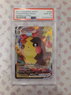 Morpeko VMAX 038/072 Shining Fates Holo PSA 10 Pokemon - Image 1