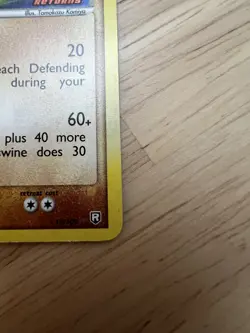 Pokemon Piloswine 13/109 ex Team Rocket Returns Reverse Holo Stamp LP - Image 5