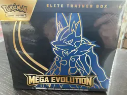Free Shipping -- Mega Evolution Lucario Pokemon ETB Elite Trainer Box - Image 1