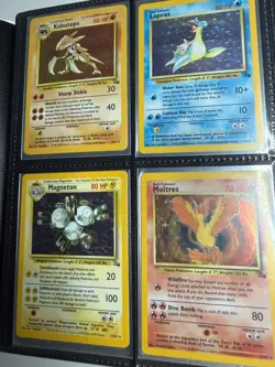 Pokemon Fossil 100% Complete Master Set 62/62 WOTC Vintage 1999 Holo Rare - Image 3