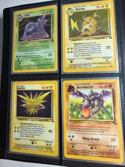 Pokemon Fossil 100% Complete Master Set 62/62 WOTC Vintage 1999 Holo Rare - Image 4