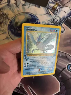 Pokemon TCG Articuno 2/62 Holo Rare (1999 Fossil) 1st Edition MP/HP (VP) - Image 3