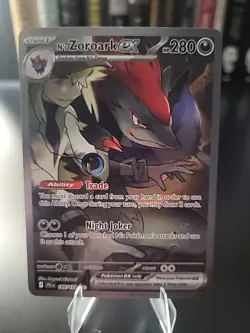 Pokemon TCG N's Zoroark ex 185/159 Sv09: Journey Together Holo 🔥 LOOK - Image 1