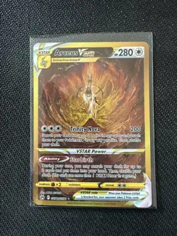 Pokemon Arceus VStar Crown Zenith GG70/GG70 Secret Rare Full Art Holo NM - Image 1