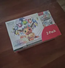 Pokemon TCG Prismatic Evolutions ETB with Booster Bundle Costco 2-Pack Sealed - Image 1