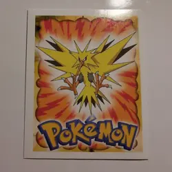 Pokemon - Zapdos - Topps Merlin Sticker - Series 1 - #145/240 - 1999 - Image 1