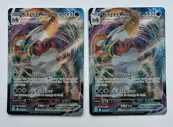 2X Pokemon TCG Kingler VMAX Brilliant Stars 029/172 Holo Ultra Rare NM - Image 1