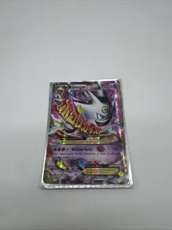 Pokemon XY Black Star Promo XY166 M Gengar EX Holo - Image 2