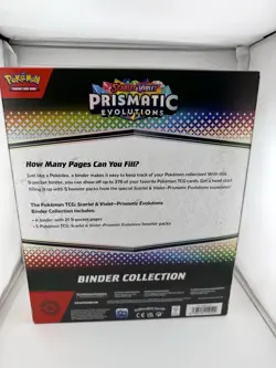 Pokemon TCG: Scarlet & Violet Prismatic Evolutions - Binder Collection (Sealed) - Image 2