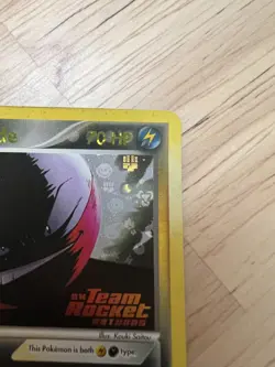 Pokemon Dark Electrode 4/109 EX Team Rocket Returns Reverse Holo Rare MP - Image 4