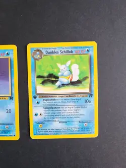 Pokemon Karten Sammlung Starter Schiggy Schillok 1. Edition Rocket - Excellent - Image 3