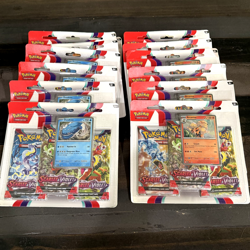 Pokemon TCG Scarlet & Violet SV01 Base Set 3 Pack Blister lot of 14 - Image 1