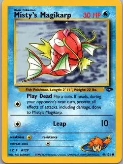 Pokemon WOTC Gym Challenge Misty’s Magikarp 88/132 NM - Image 1