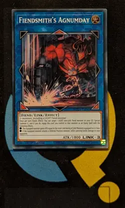 ROTA-EN045 Fiendsmith's Agnumday Super Rare 1st Edition YuGiOh - Image 1