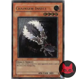 Yugioh Chainsaw Insect SOI-EN021 Ultimate Rare NM - Image 1