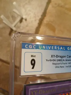 Yugioh XY-Dragon Cannon CGC 9 MFC-051 1st Edition Magician's (Minor Scratching) - Image 3