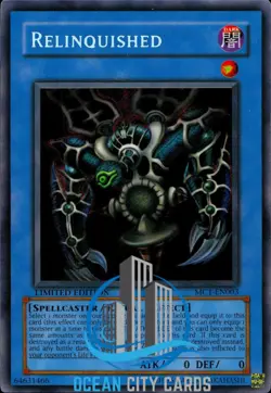 Yugioh Relinquished MC1-EN003 Secret Rare NM - Image 1