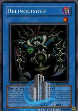 Yugioh Relinquished MC1-EN003 Secret Rare NM - Image 3