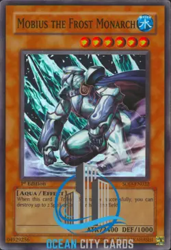 Yugioh Mobius the Frost Monarch SOD-EN022 Super Rare 1st Edition NM - Image 3