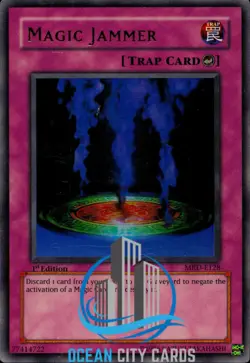 Yugioh Magic Jammer MRD-E128 Ultra Rare 1st Edition - Image 1