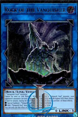 Yugioh Rock of the Vanquisher Ultimate Rare OP24-EN002 - Image 1