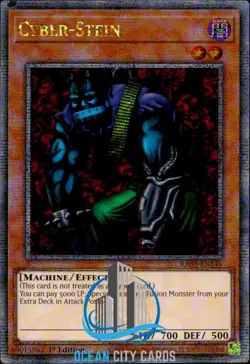 Yugioh Cyber-Stein RA03-EN146 Quarter Century Rare 1st Edition - Image 1