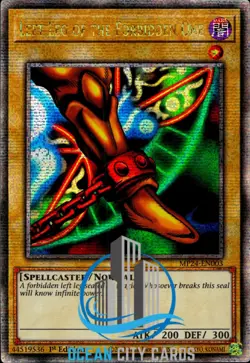 Yugioh Left Leg of the Forbidden One MP24-EN003 Quarter Century Secret Rare 1ST - Image 1