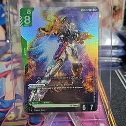 Gundam Card Game Newtype Rising GD01 Wing Gundam Zero GD01-024 LR NM - Image 1