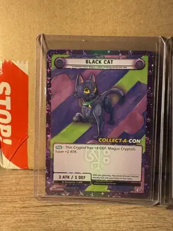 Cryptid Camp Serialized Collect-A-Con Black Cat Holo And Non Holo Bonus Cards - Image 3