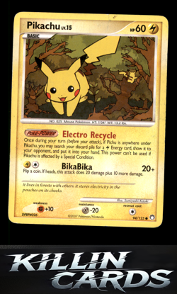 Pikachu 94/123 Pokemon Common Mysterious Treasures Card DM - Image 1