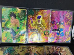 Novelty Super Dragon Ball Heroes Um5 7 Sample Cards Set - Image 2