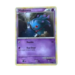 Misdreavus Pokemon Card 57/90 Rising Rivals 2010 Nintendo - Image 1