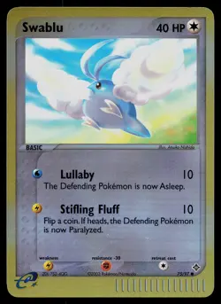 Pokemon Card - Swablu Dragon 75/97 Reverse Holo - Image 1