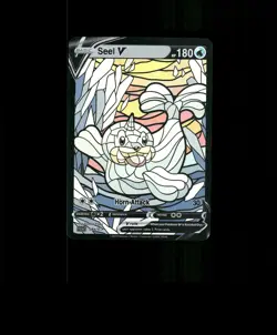HOLO Seel ard Seel Stained Glass Seel Pokemon Card READ DESCRIPTION BELOW p1 - Image 1