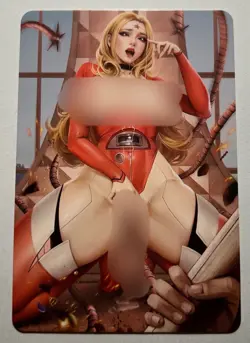 SEXY HEROINE WAIFU Nora ATOMIC HEART ACG PRISMATIC HOLOFOIL CARD NM - Image 2